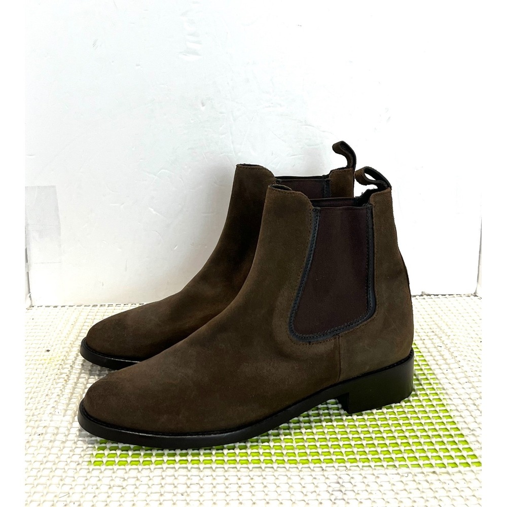 Thursday Boot Company Duchess Chelsea Ankle Boots Women's 9.5 Brown Suede Finish